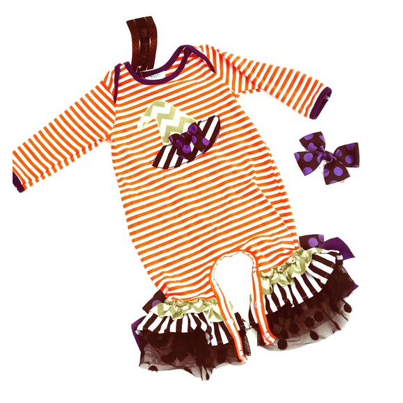 Peaches and Cream Other - Baby Girls Halloween Romper NWT 0-3 Months